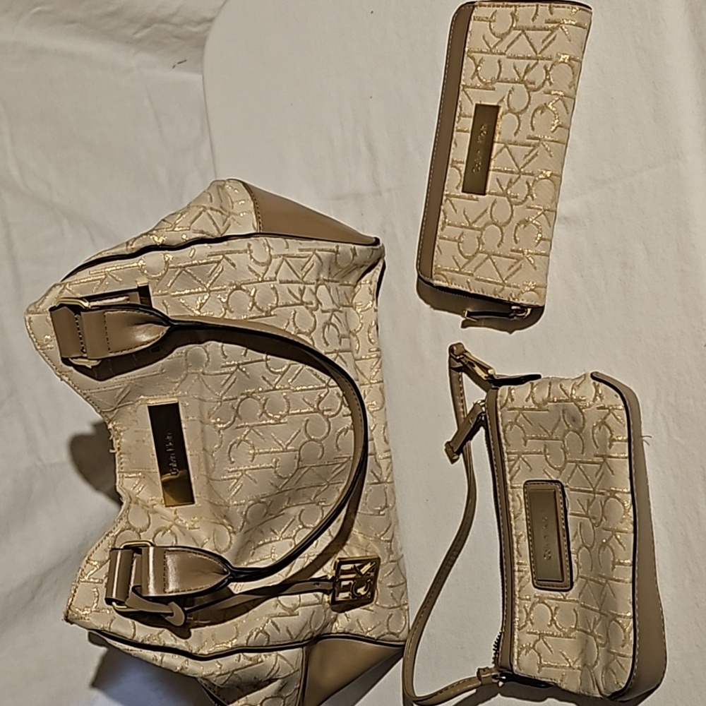 3-Piece Calvin Klein Purse Set